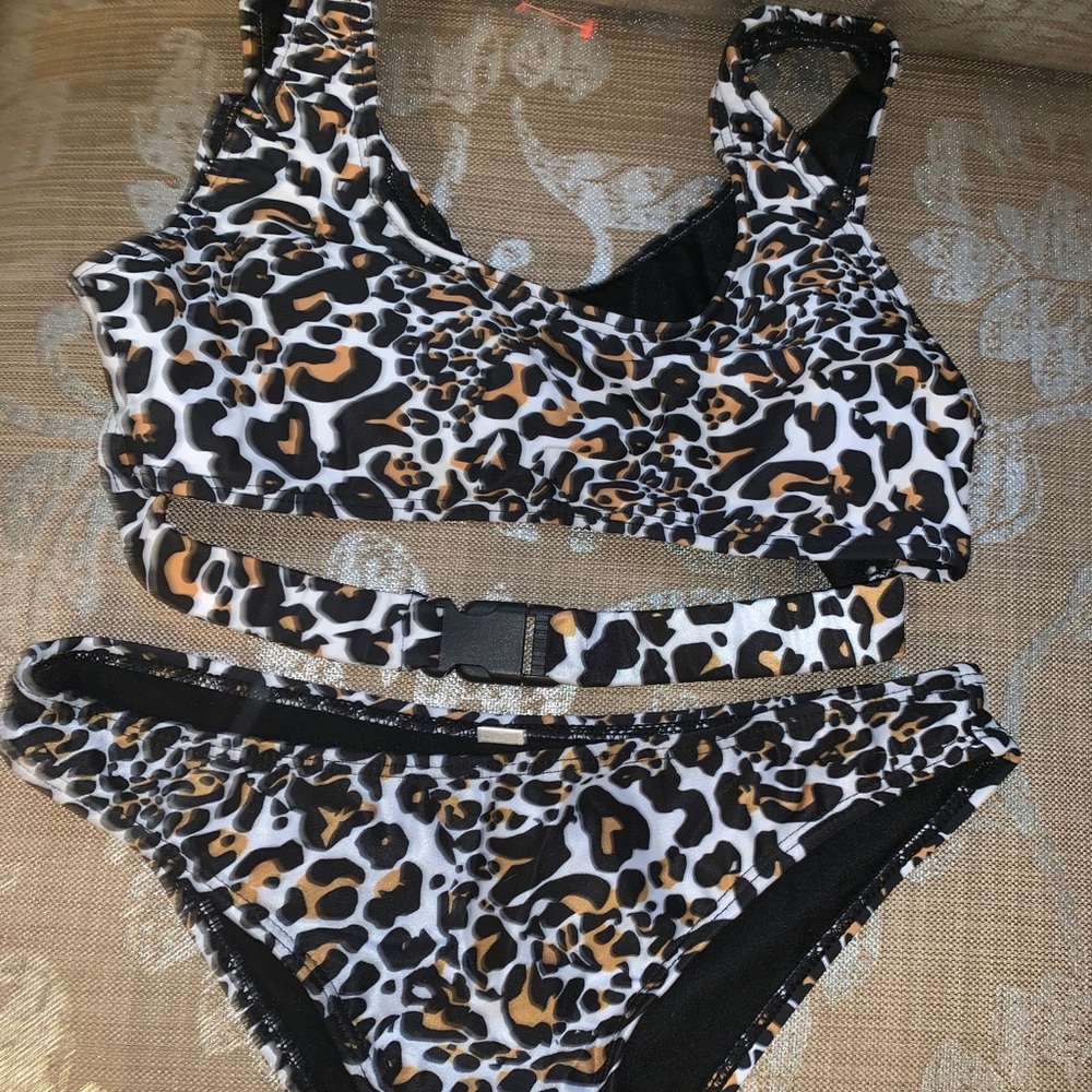 Cheetah bikini set